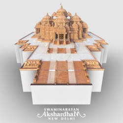 Isometric - Akshardham, New Delhi