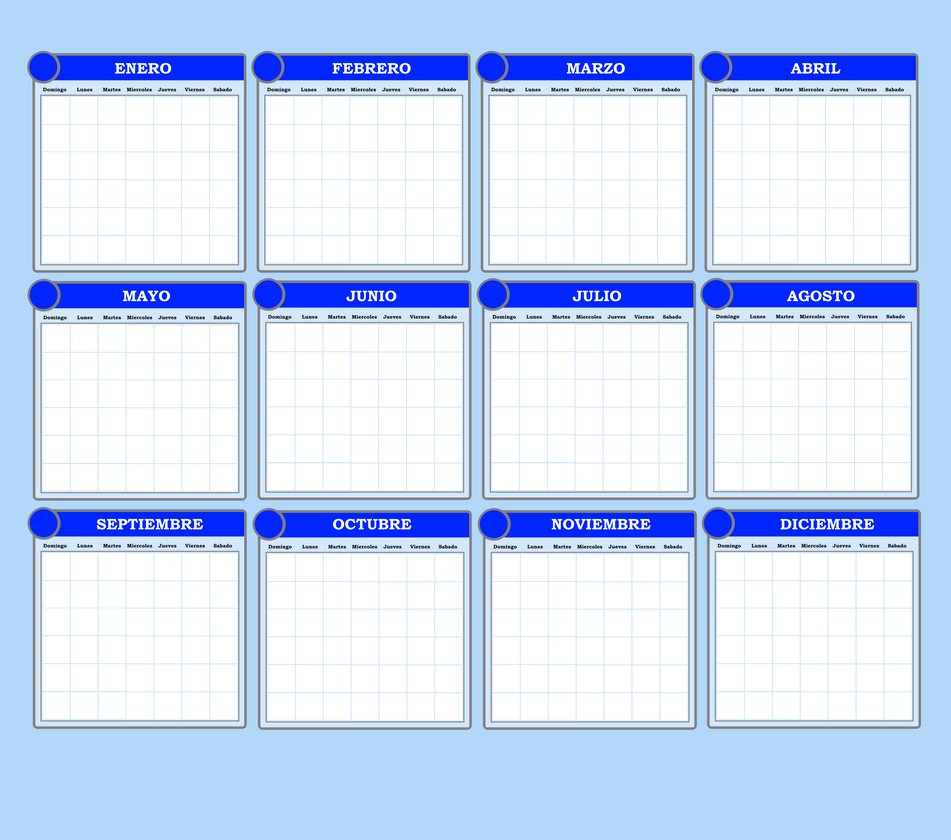 Calendario Anual Plantilla 2 by elcazador65 on DeviantArt