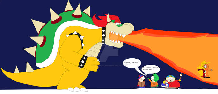 Bowser burns Kenny