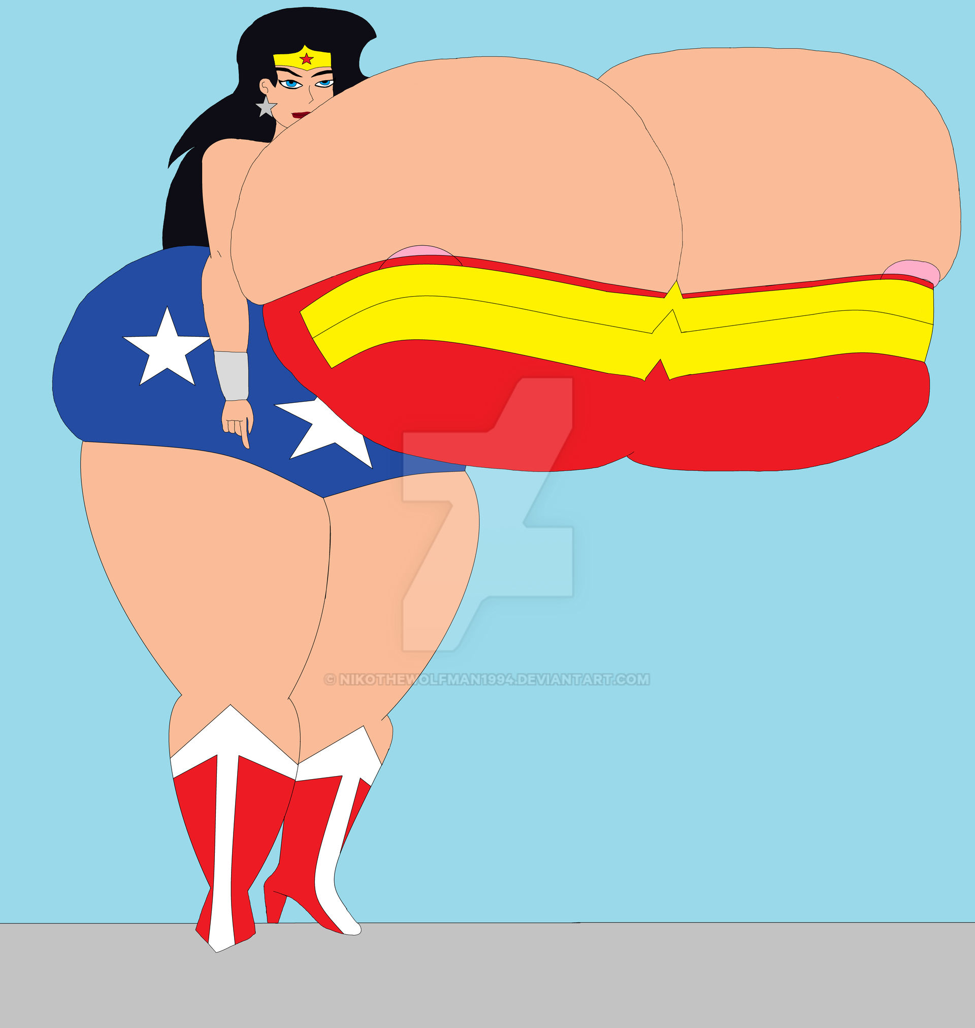 Sexy Hot Wonder Woman With Perfect Big Round Boobs by Creativision1 on  DeviantArt