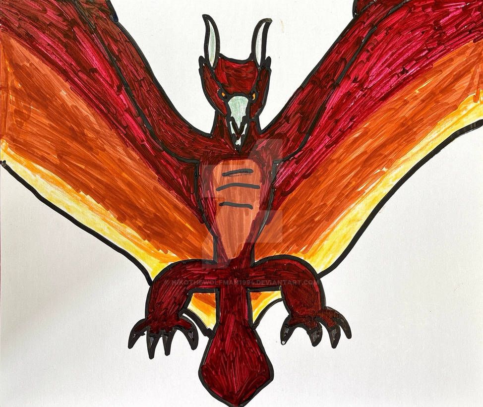 Rodan Drawimg Rodan by NikoTheWolfMan1994 on DeviantArt