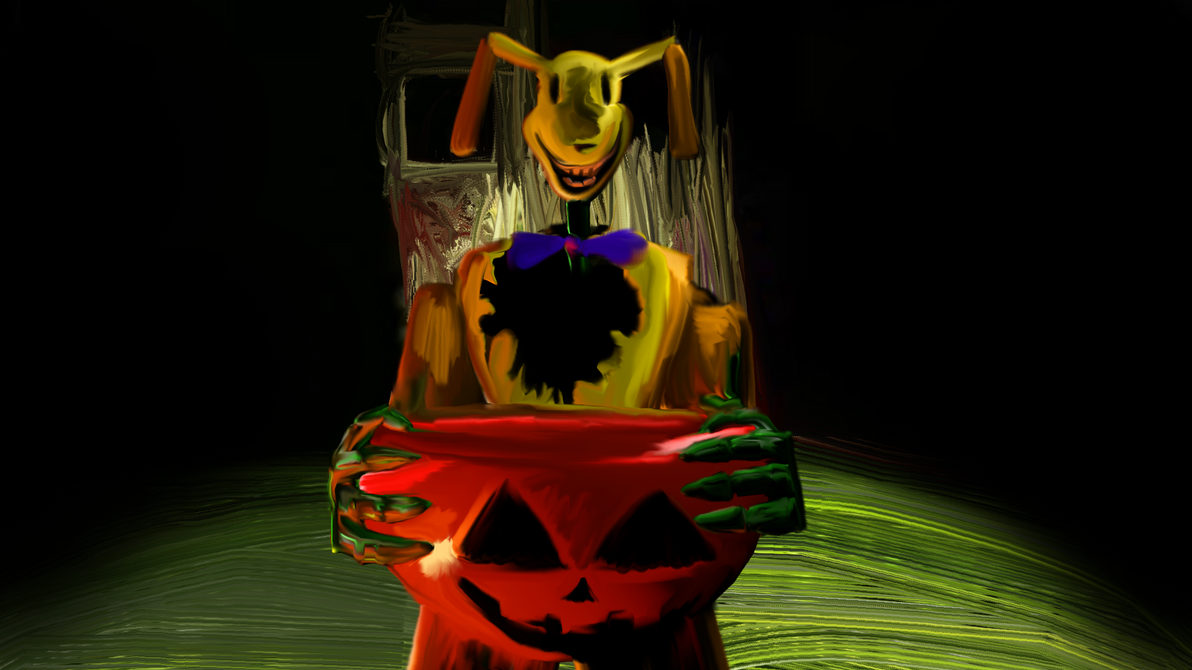 Pumpkin Rabbit Rig the walten files-pumpkin rabbit Halloween by demoncathelI on DeviantArt