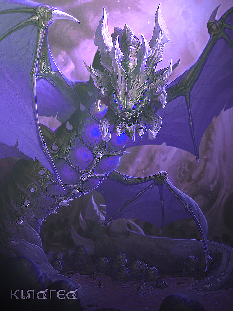 SMITE - Kukulkan Void Wyrm Purple Dead