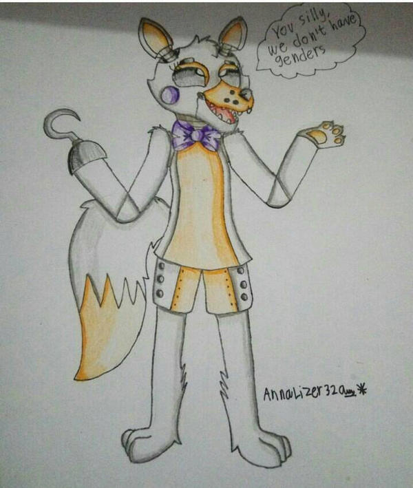 Draw Lolbit Lolbit (Re Draw) by AnnaLizer32 on DeviantArt