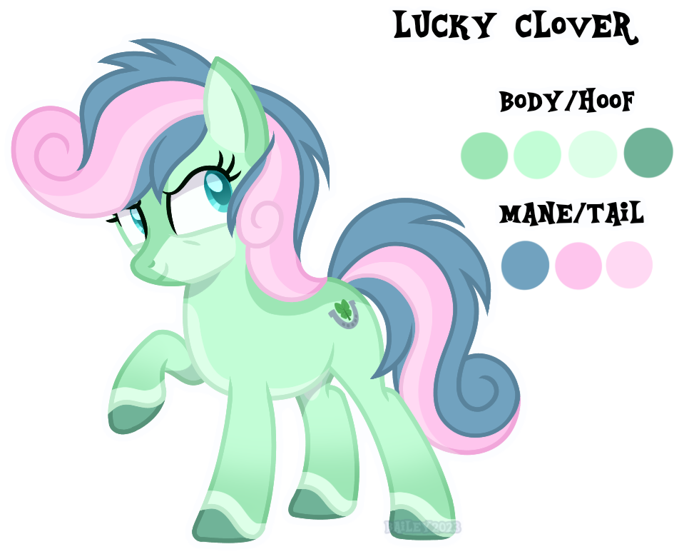 Lucky Clover Ref Sheet By BaileythePegasus On DeviantArt