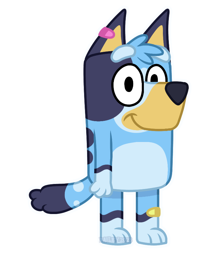 Bluey Re Redesign by BaileythePegasus on DeviantArt
