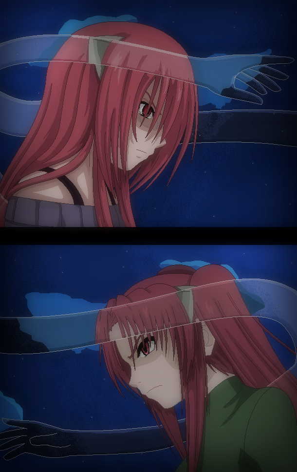 Elfen Lied- Mimi vs Miya