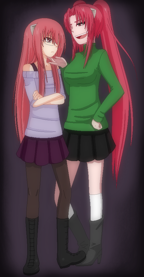 Elfen Lied-Chibi Kisses by TFAfangirl14 on DeviantArt