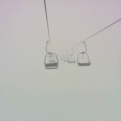 Ski lift to nowhere