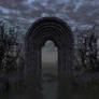 Dark Archway-Scene Stock