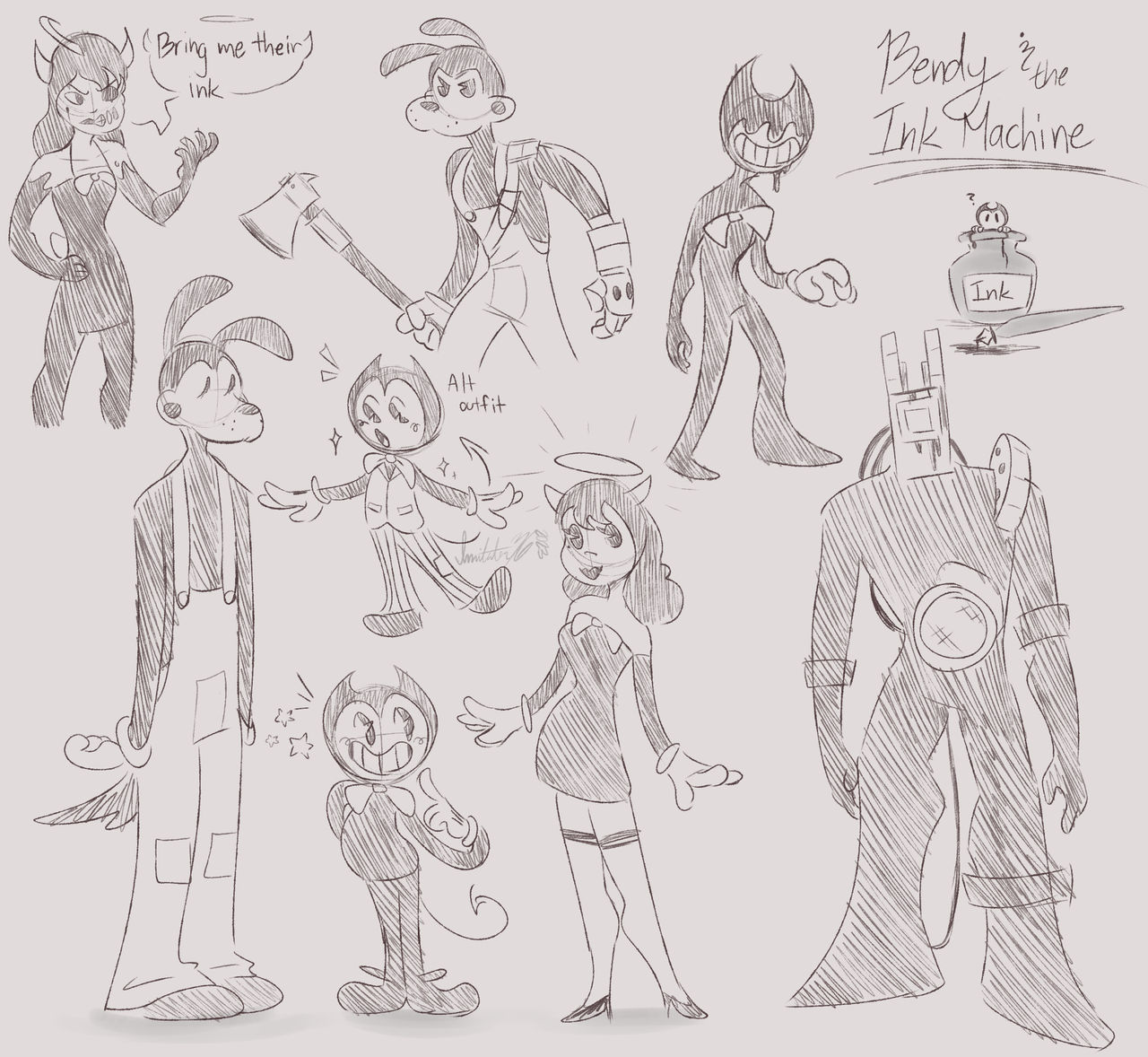 BatIM Doodles by ImiSqueaky36 on DeviantArt