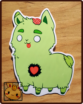 Stickers: Zombie Llama