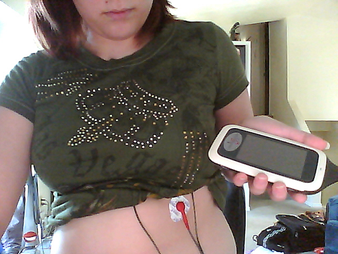 Me in meh heart monitor