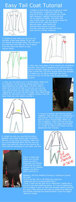 Easy Tail Coat tutorial