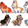 dog adoptables -- flat sale !!