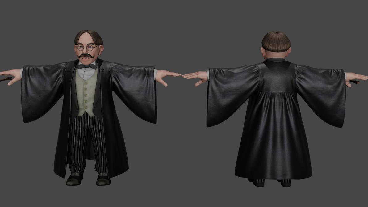 HP - Professor Filius Flitwick XPS by Perciiiy on DeviantArt