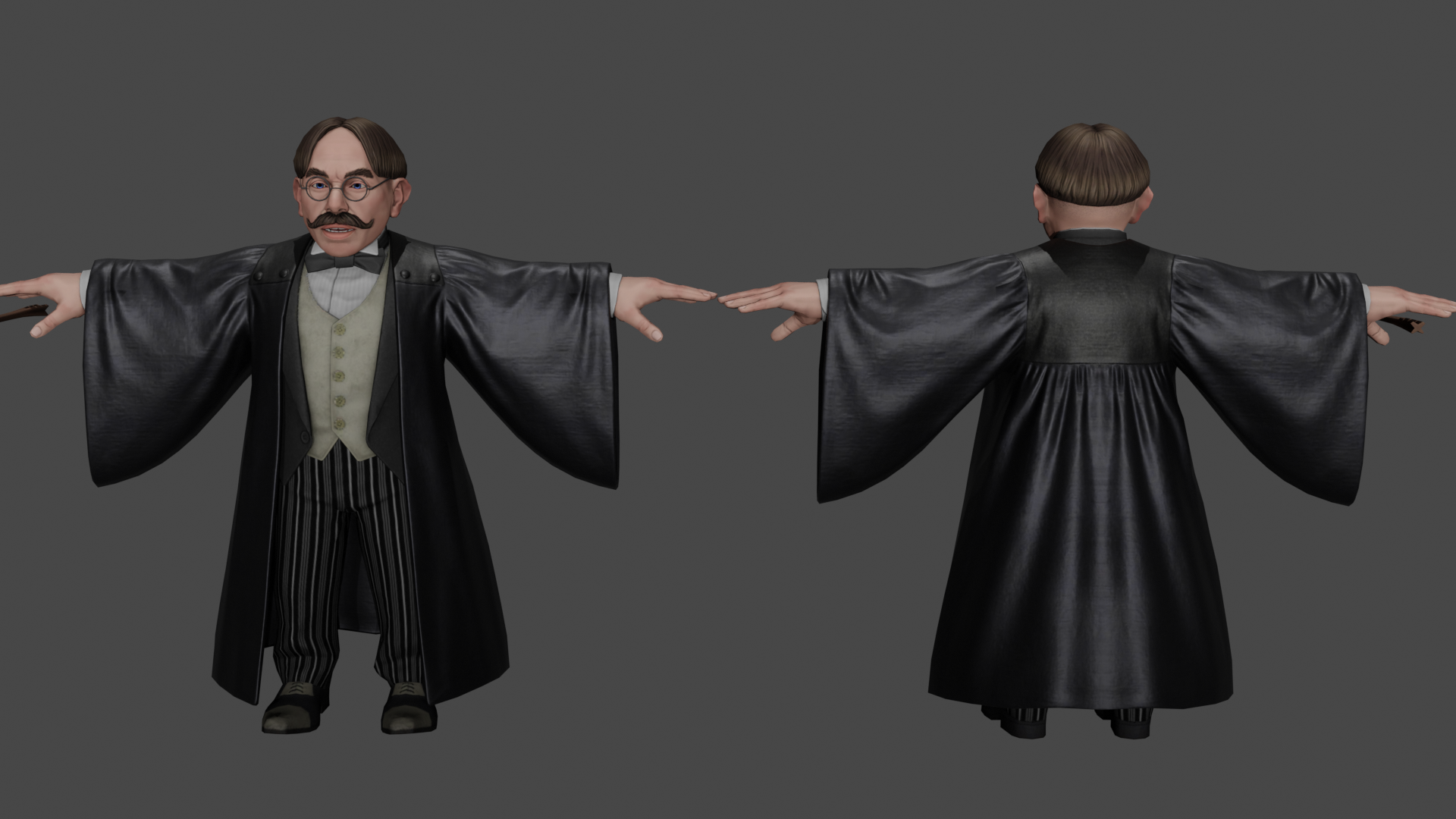 HP - Professor Filius Flitwick XPS by Perciiiy on DeviantArt