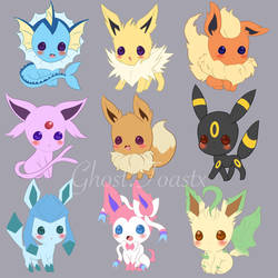 Chibi Eeveelutions