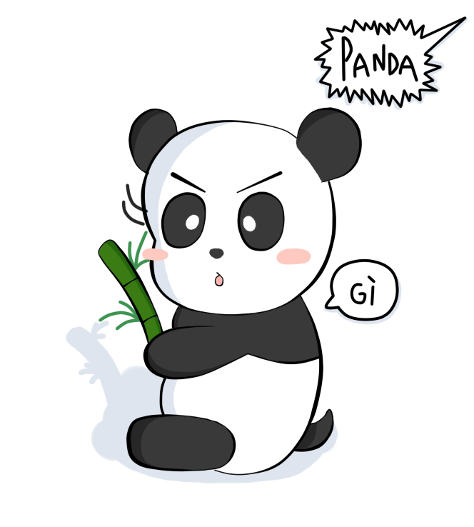 Panda thin version by PimYenTram on DeviantArt
