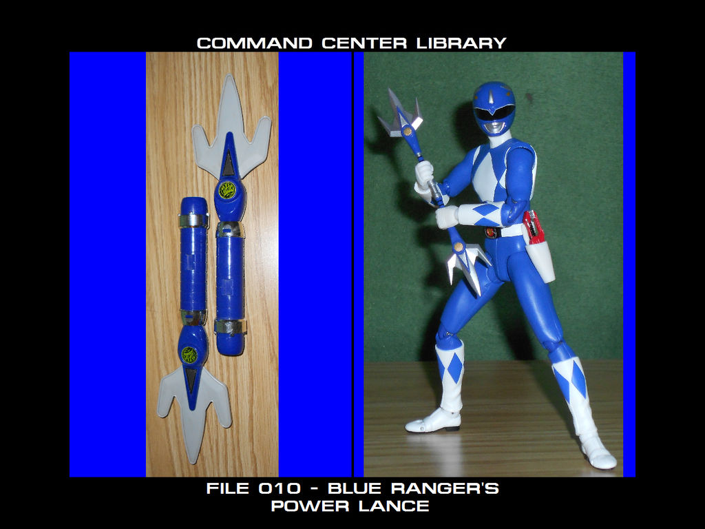 Blue Ranger Weapons Deviantart File 010 - Blue Ranger's Power Lance by Scorcher27 on DeviantArt