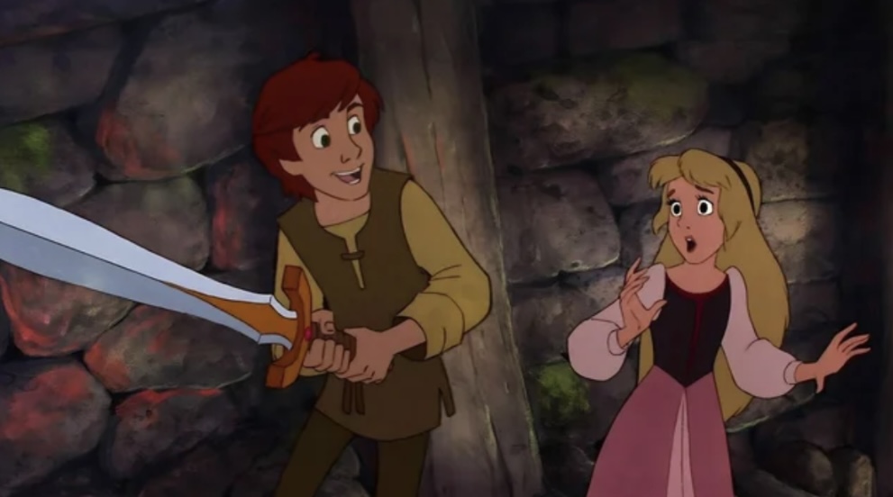 Taran Icon Taran and Eilonwy by koshio01 on DeviantArt