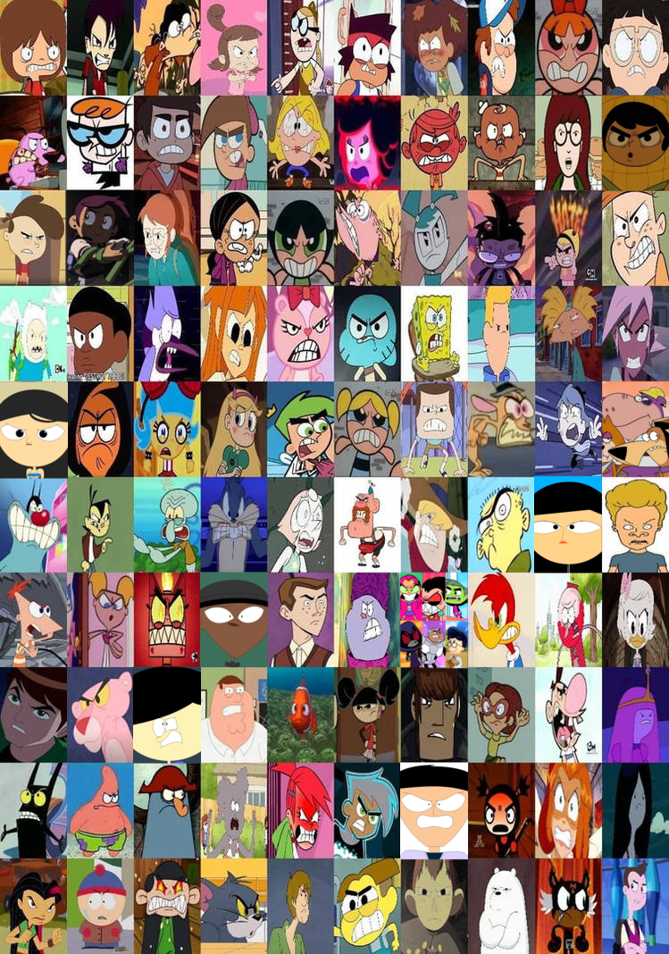 Indignant Characters Top 100 Angry Cartoon Characters by koshio01 on DeviantArt