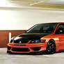 Mitsubishi Lancer Evolution Orange