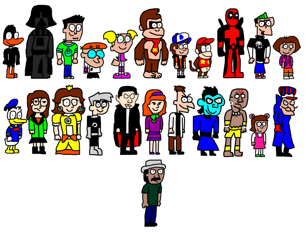 C.A.E. Characters in My Style - D by NathanPNGassets on DeviantArt