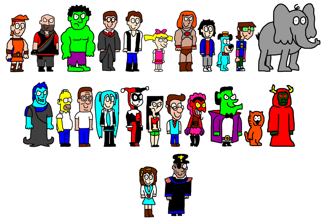 C.A.E. Characters in My Style - H by NathanPNGassets on DeviantArt