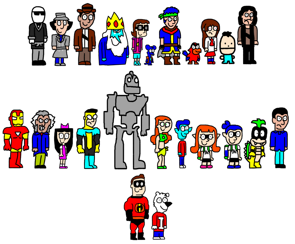 C.A.E. Characters in My Style - I by NathanPNGassets on DeviantArt