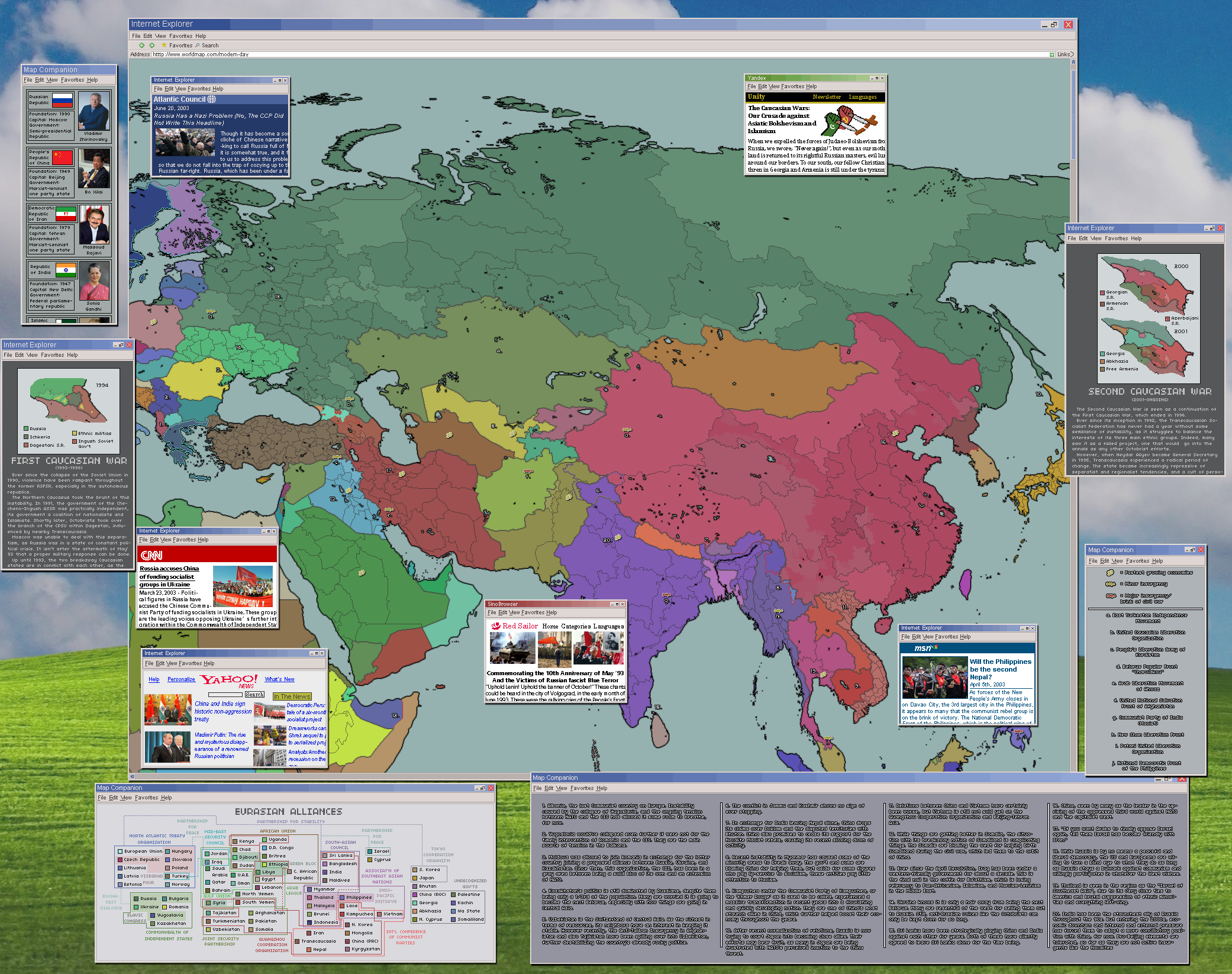Deviantart Cold War Map Eurasian Cold War, 2003 by Cornycator on DeviantArt