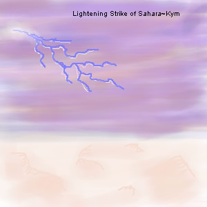 Lightening Strike of Sahara