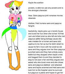 Kaylie Undertale OC