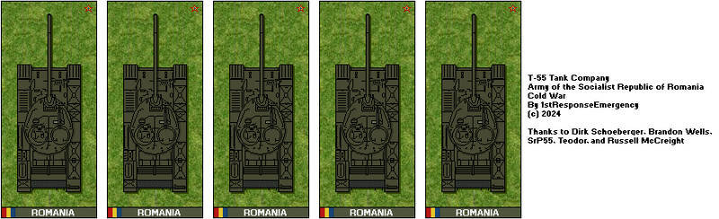 T-55 Tank Company - Romania