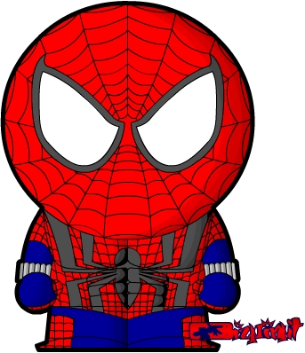 Spiderman Chibi para colorir by PoccnnIndustriesPT on DeviantArt