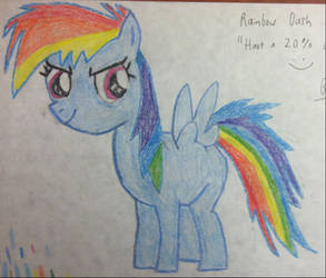 Rainbow Dash Draw Test