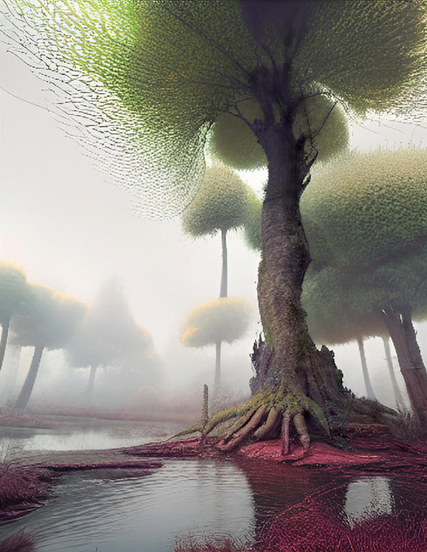 Alien landscape II by VanCoralArt on DeviantArt