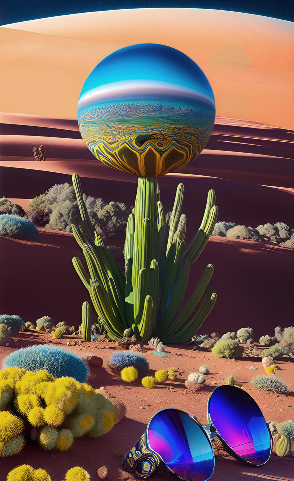 Strange plant on an alien planet II by VanCoralArt on DeviantArt