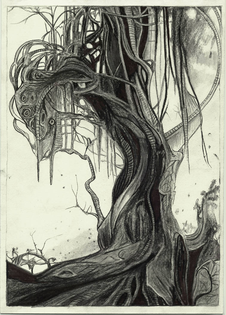 Dark Alien-Tree by VanCoralArt on DeviantArt