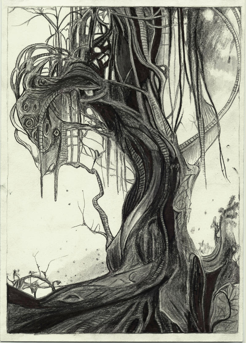 Dark Alien-Tree by VanCoralArt on DeviantArt