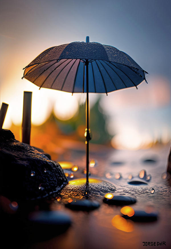 Micro-umbrella and macro-world by VanCoralArt on DeviantArt