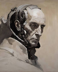 Portrait of an old cyborg II