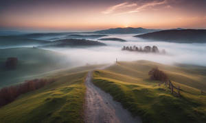 Misty Landscape Photography