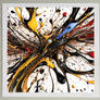 Abstract drip art painting III