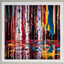 Abstract drip art 3D