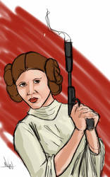 Princess Leia sketch