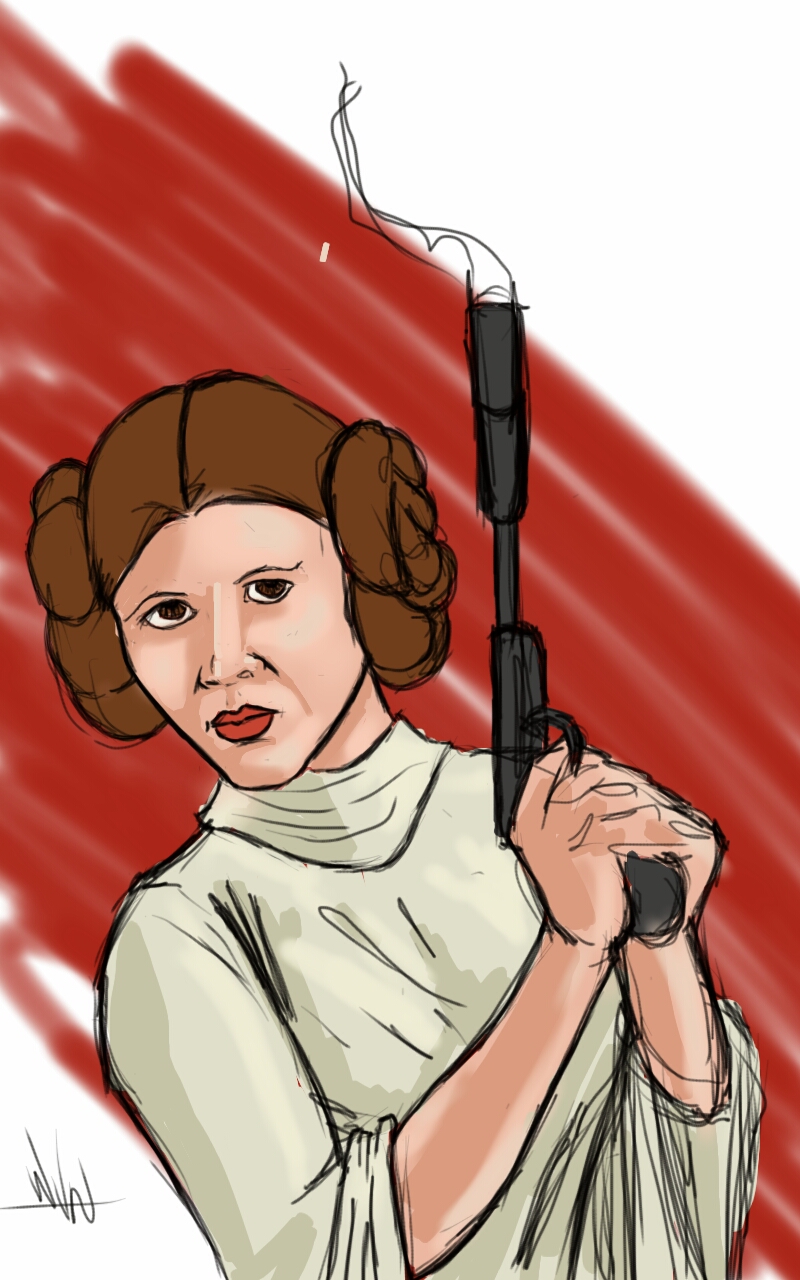 Princess Leia sketch