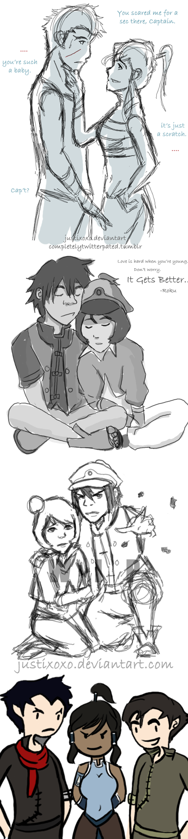 Korra Sketch Dump Part 1