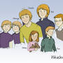 The Weasleys 1987 colored