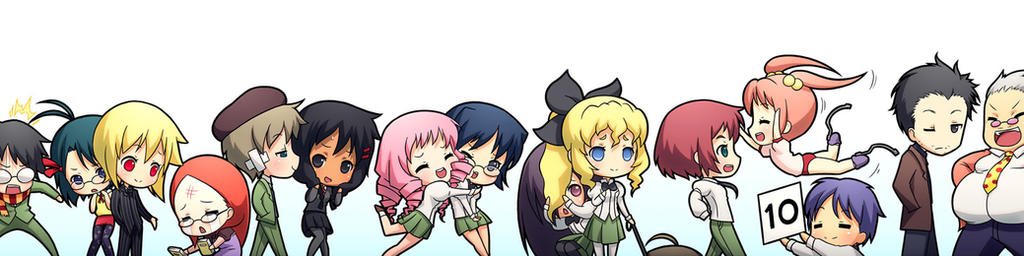 Chibis of Yamaku High School